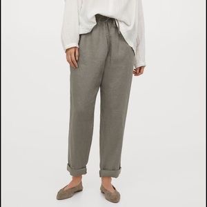 NWT H&M Linen Joggers.